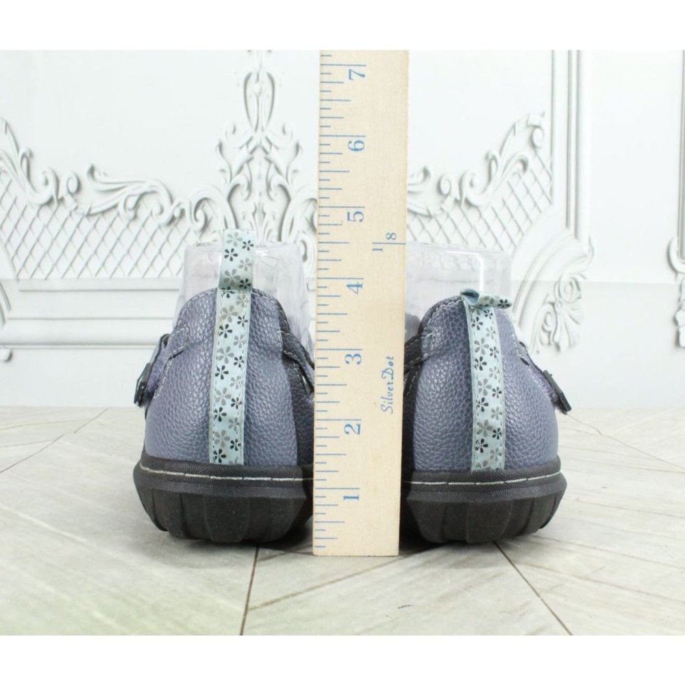 JBU by Jambu Rosie Blue Crisscross Adjustable Strap Mary Jane Flat Shoes 9 M - Picture 8 of 9